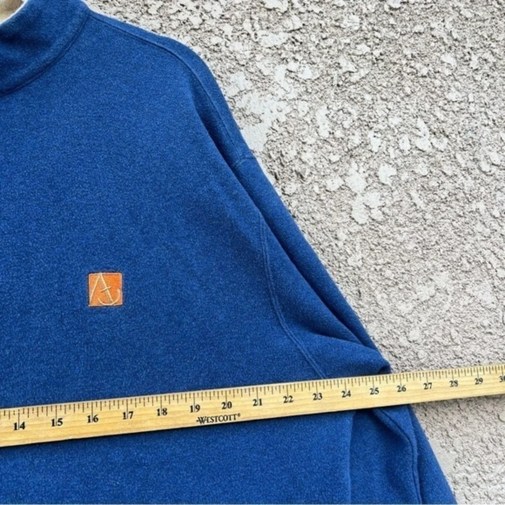 Peter Millar Fleece Quarter-Zip with Anchor Embroidery Sweatshirt Mens Size‎ 2XL